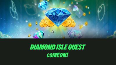 Mega Quest bij ComeOn: zes opdrachten met Diamond Isle