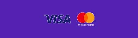 Logo's van Visa en Mastercard als betaaloptie bij een legaal casino