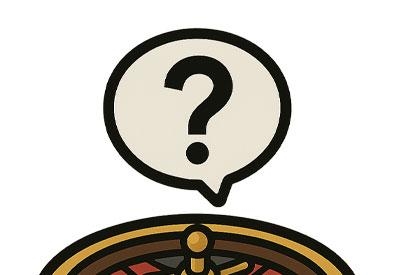 Vraagteken als begeleidende afbeelding voor de casino FAQ
