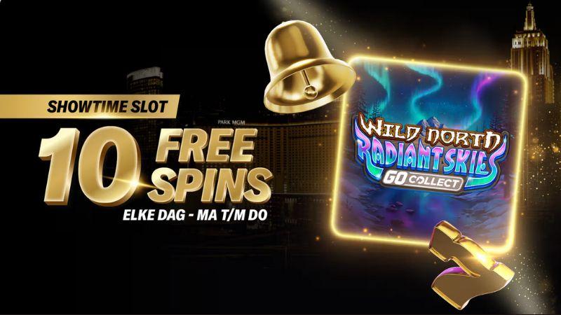 Free spins voor Wild North Radiant Skies Go Collect