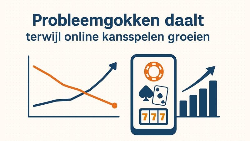 Probleemgokken in Zweden daalt terwijl online kansspelen groeien